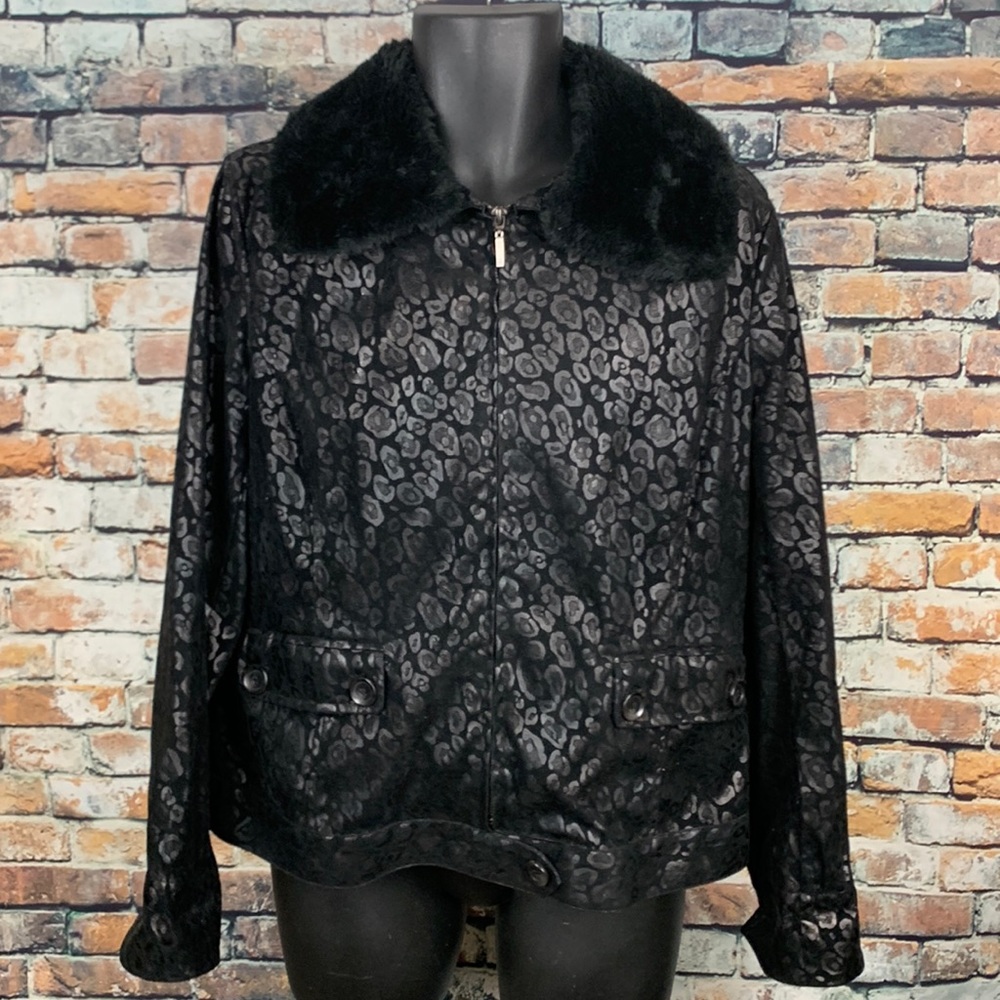 Toni Morgan black jacket size large - Picture 1 of 7